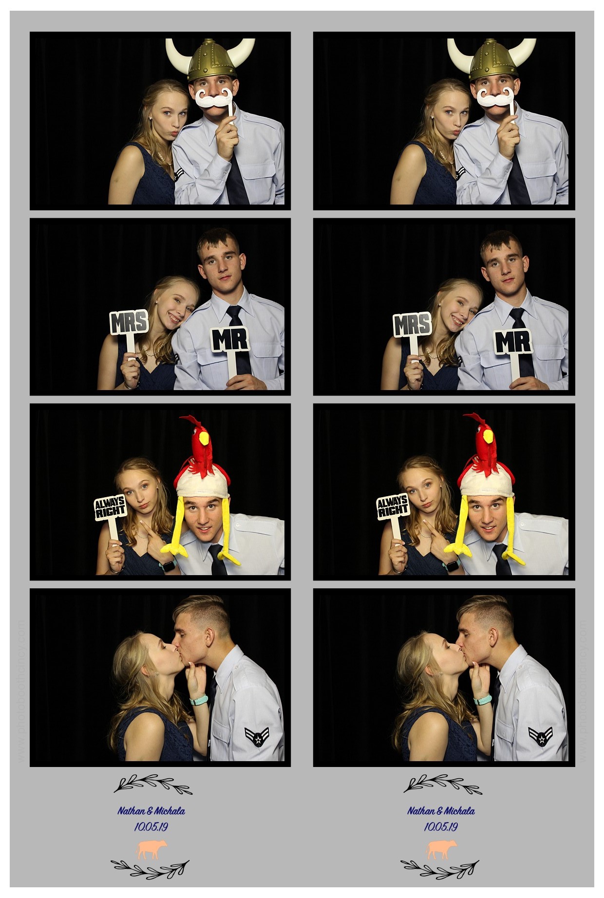 Michala Binkly & Nathan Hall Wedding Reception | View more photos from the event at gallery.photoboothcincy.com/u/PhotoBoothCincy/Michala-Binkly-Nathan-Hall-Wedding-Reception